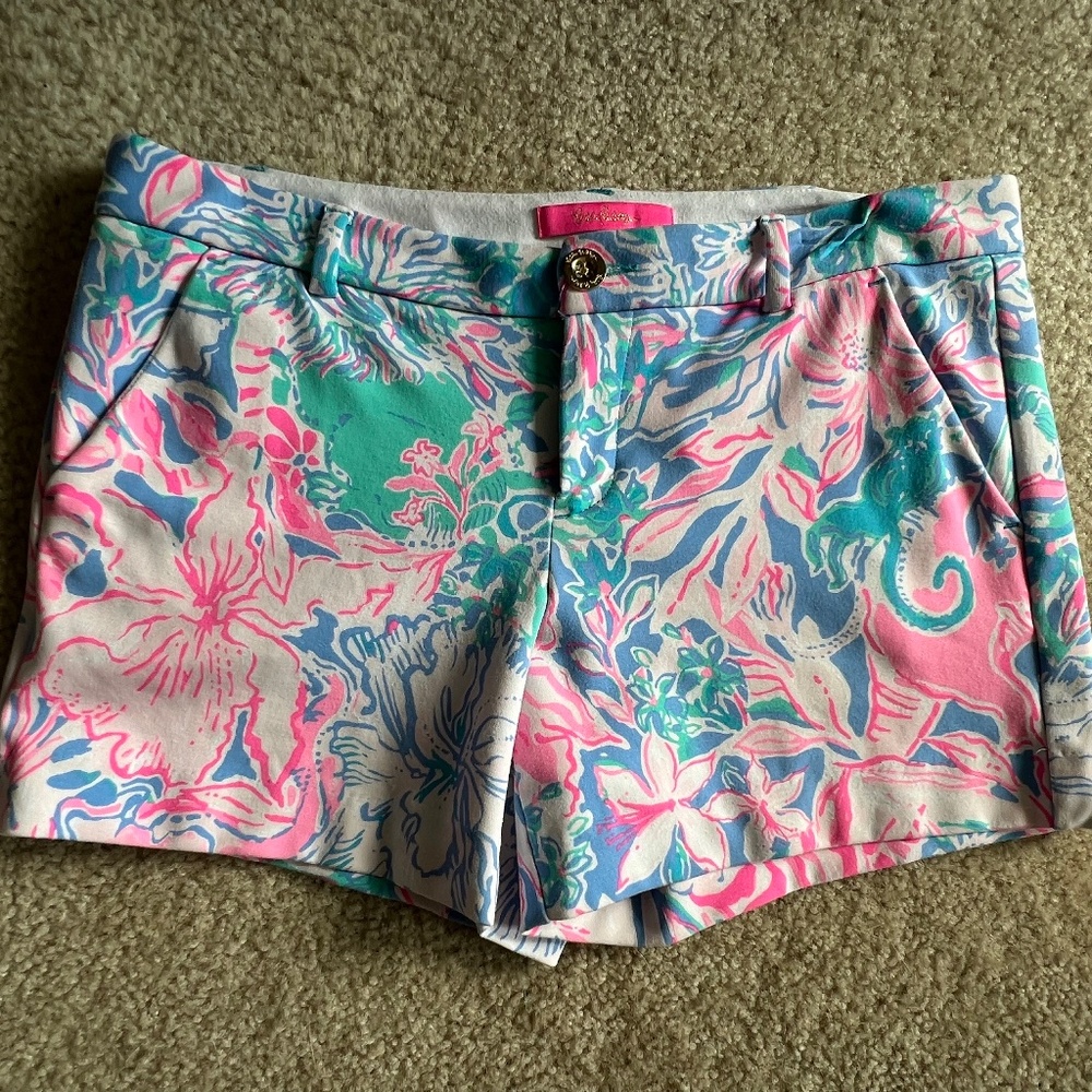 Lilly Pulitzer Shorts Callahan Knit Size8